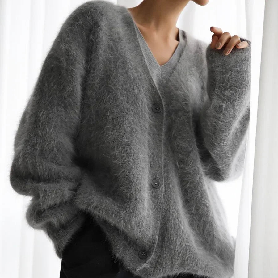 Gilet Col V avec Coupe Décontractée
