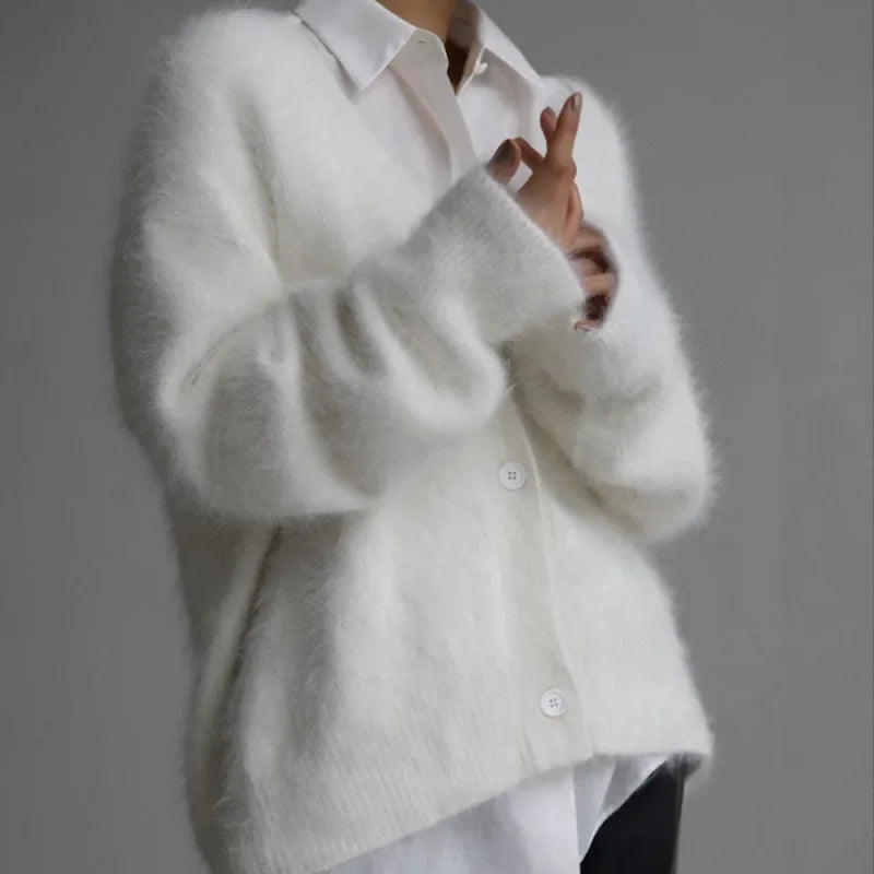 Gilet Col V avec Coupe Décontractée