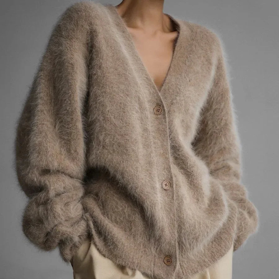 Gilet Col V avec Coupe Décontractée